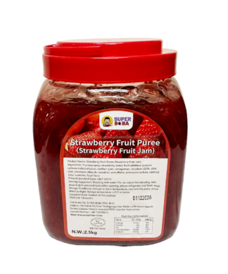 Super Boba Strawberry Puree (Strawberry Jam) 2.5KG