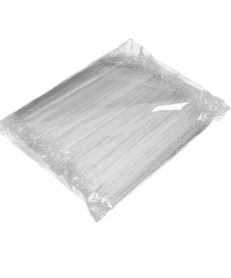 Straw Individually wrapped transparent X 100